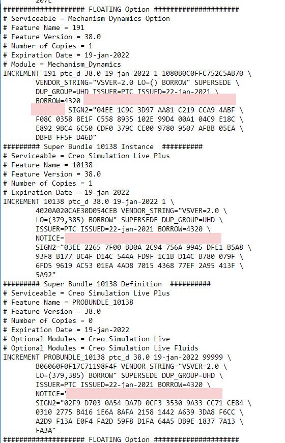 Creo Simulation Live license file.jpg