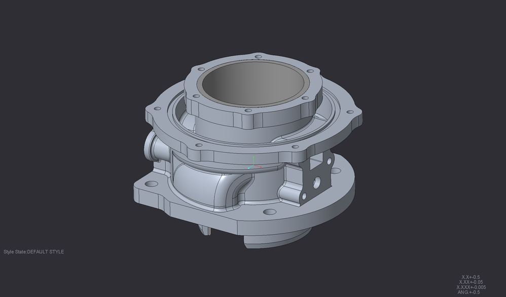 Cast/machined cylinder with liner