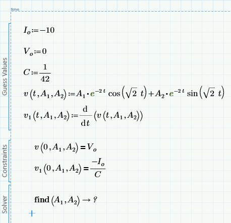 Solved: Symbolic operator in solve block - PTC Community