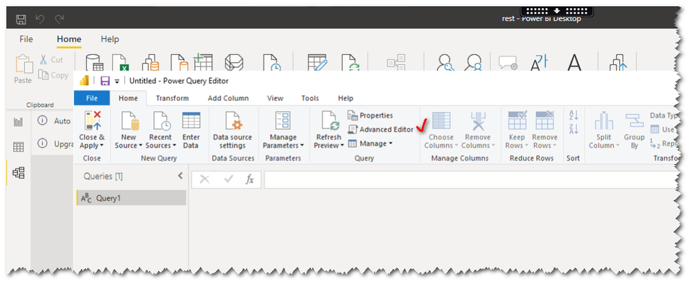 Use the Advanced Edit to write a web query from scratch