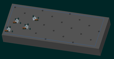 4) pattern, using point/sketch option, and use the 1st coordinate system as the alternate origin