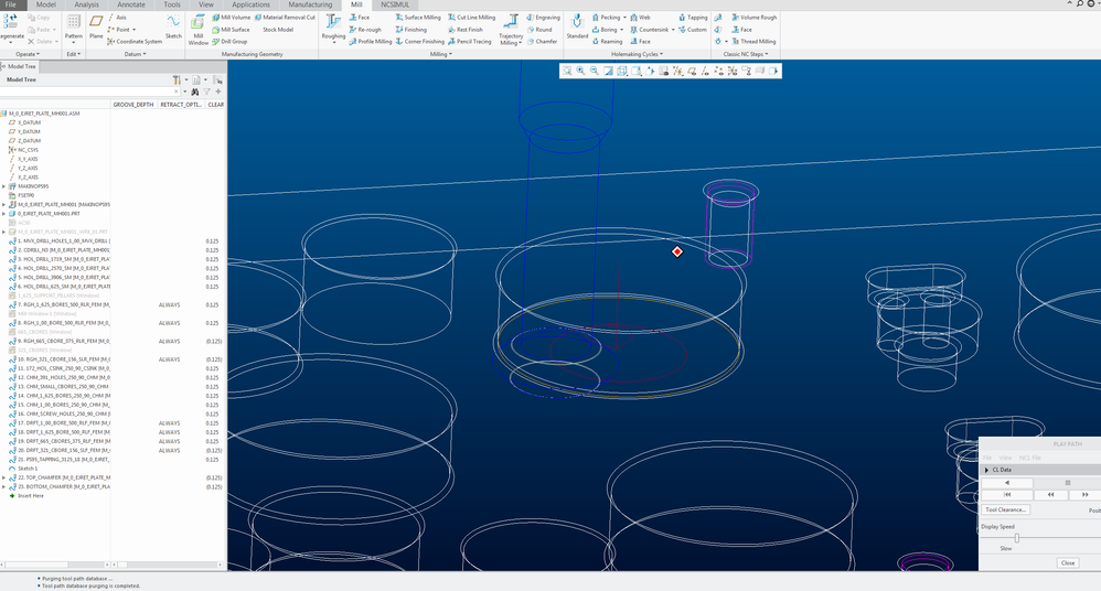 bottom chamfer wireframe