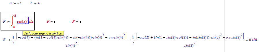 Solved: Simple integration by mathcad - PTC Community