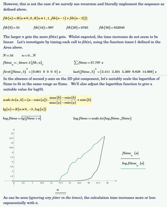 Literal Recursive Implementation