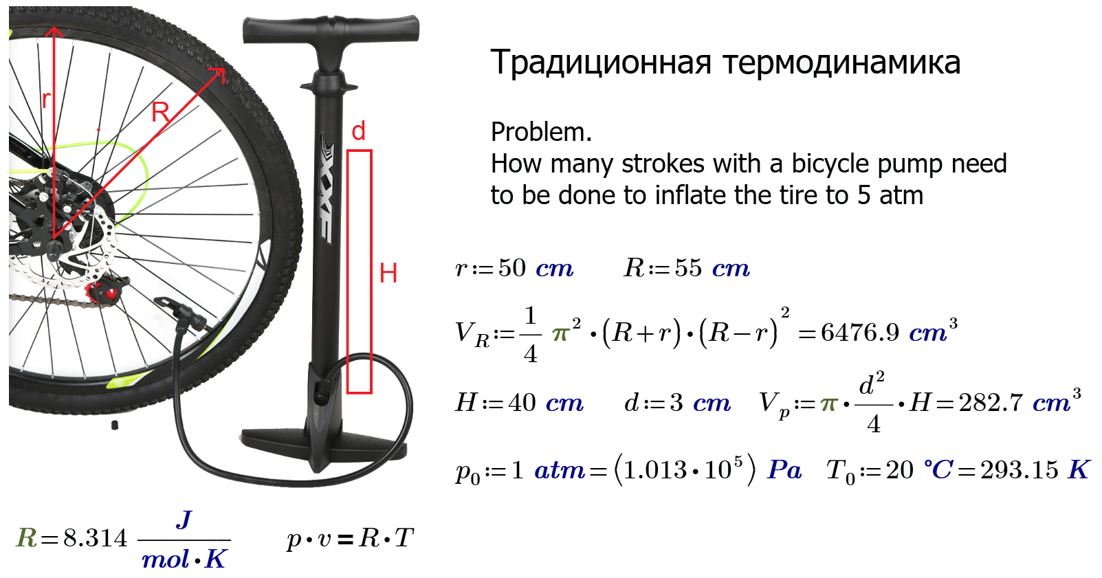 A bicycle online pump