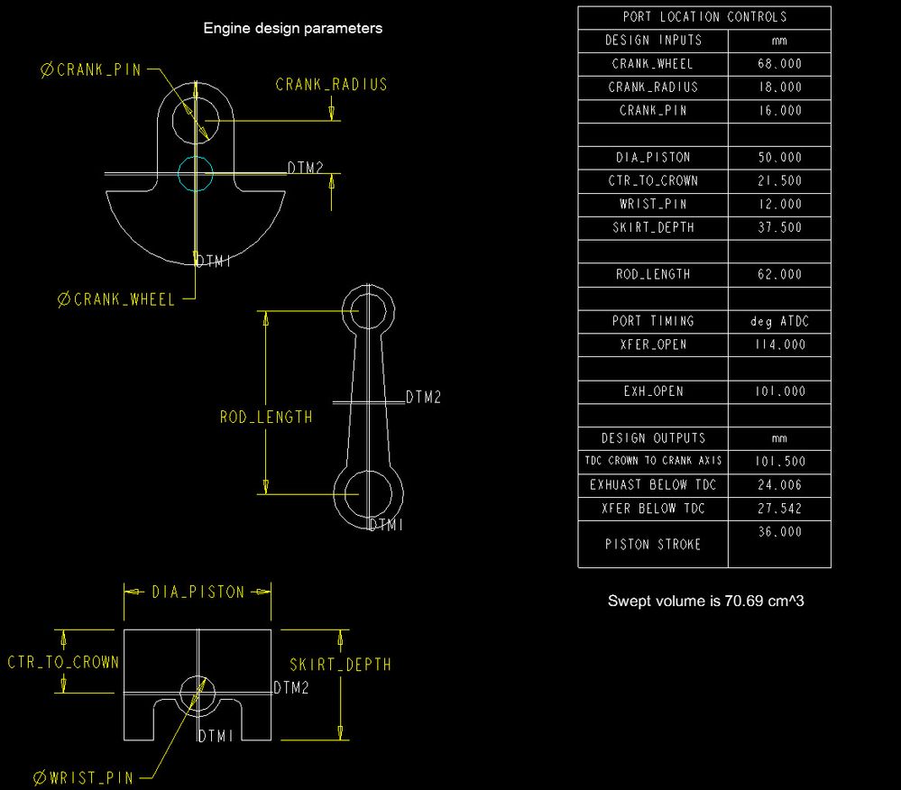 Notebook for engine design