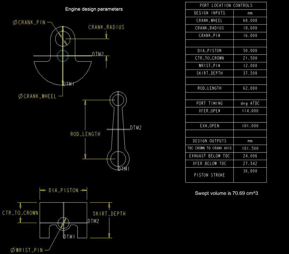 Notebook for engine design