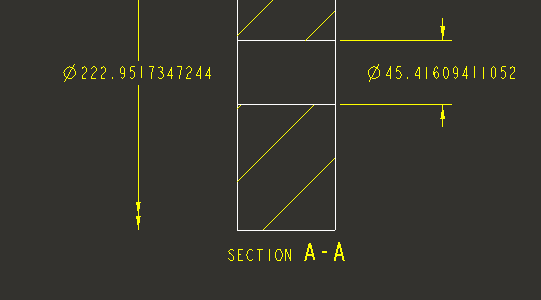 Solved: One-sided diameter dimension - PTC Community