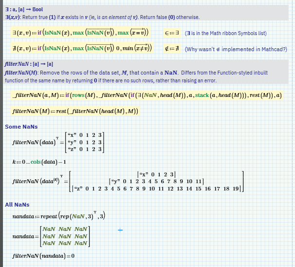 Solved FILTERING NaN PTC Community