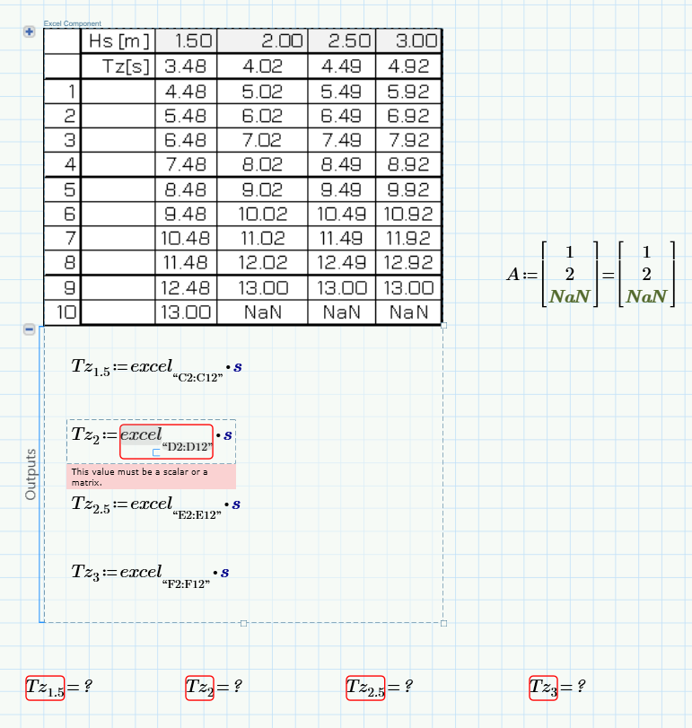 Solved: Enter "NaN" via excel component - PTC Community