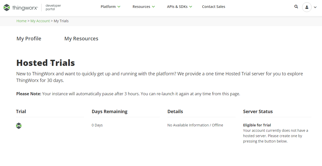 I can't find download link for thingworx trial ve... PTC Community