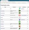 List of ThingTemplates