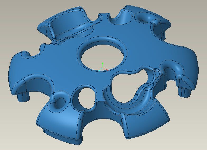 Cooling channel master model