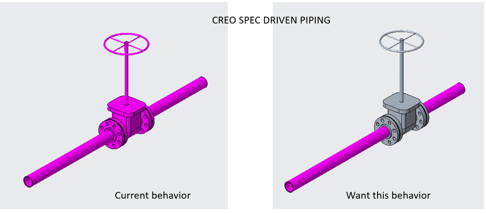 PTC IDEA FITTING SHOULD NOT TAKE THE COLOR OF THE PIPING.PNG