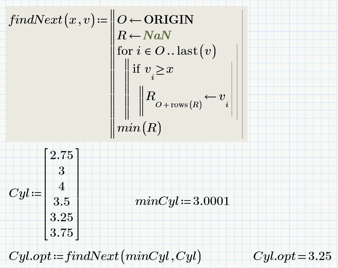 Solved: MathCAD function question - PTC Community