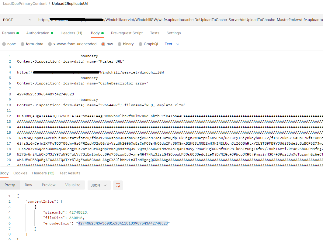 Solved REST API, Upload file, Stage2 'Failure' PTC Community