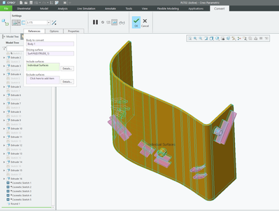 Solid Extrusions to Sheetmetal to Unbend - PTC Community