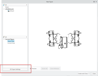 2D figure settings