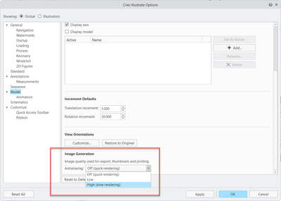 Image quality setting