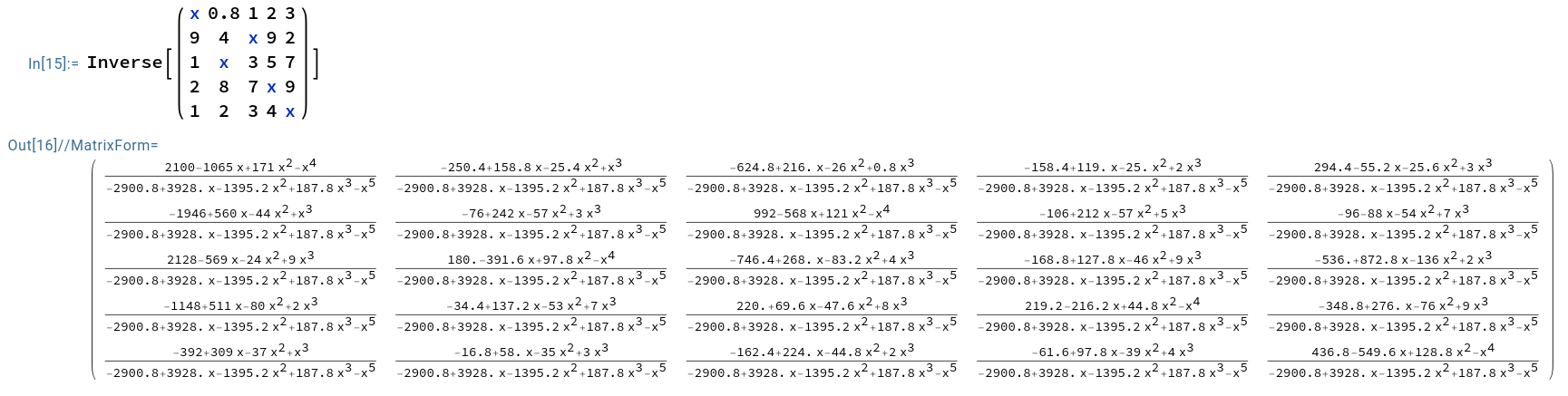 Solved Symbolic Calculation Of Determinant Ptc Community 5555