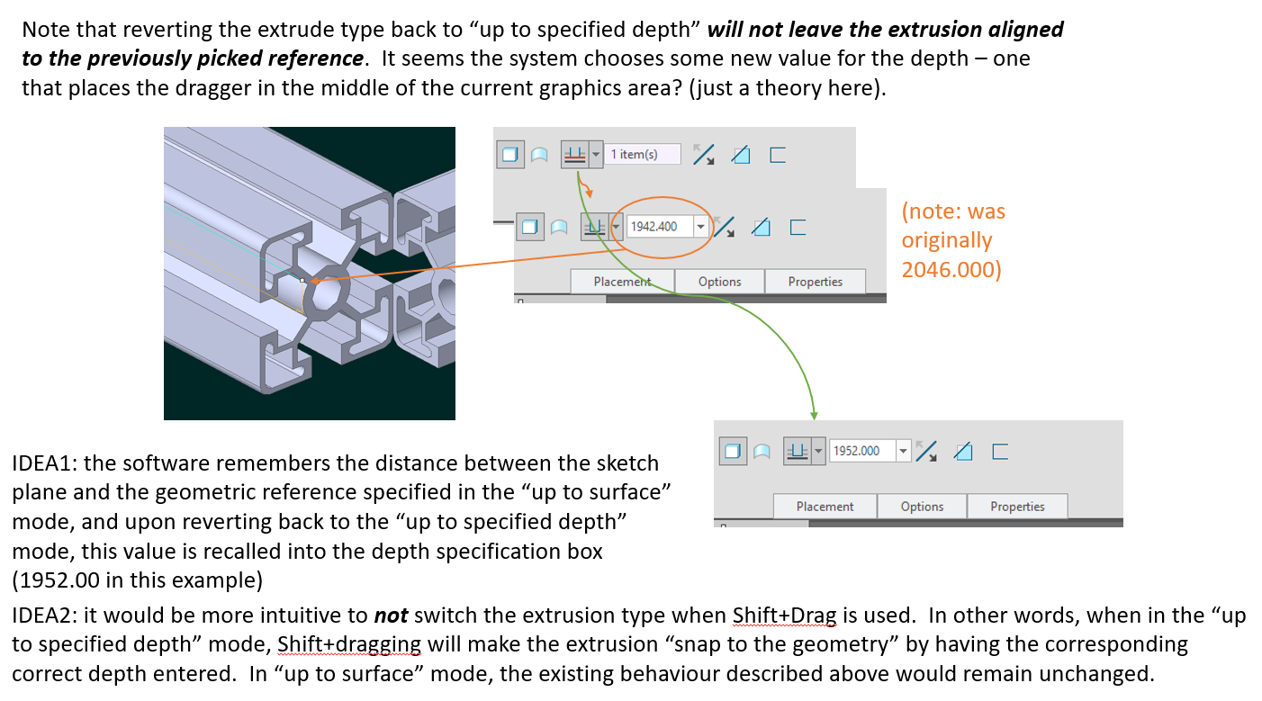 Creating extrusions to a depth that reaches existi PTC Community