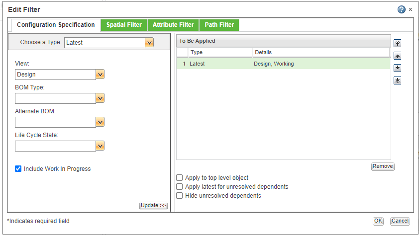 MPMLink Filter Functionality Does Not Work as Expe... - PTC Community