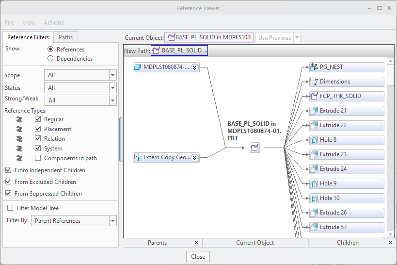 Solved tracking down a circular reference in creo 4 ptc community