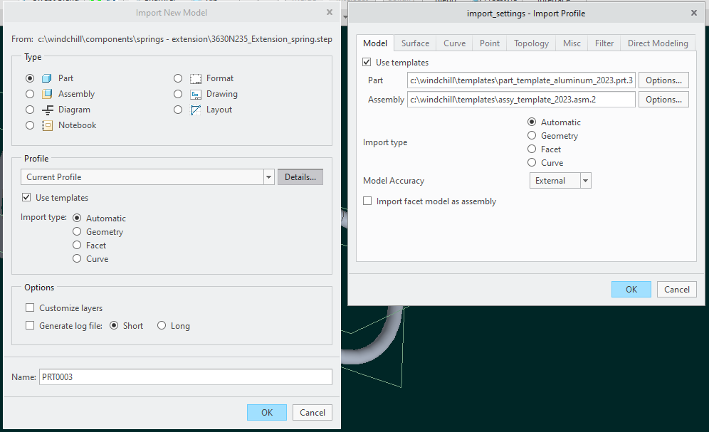 Importing SOLIDWORKS Parts into Creo Missing Pla... PTC Community