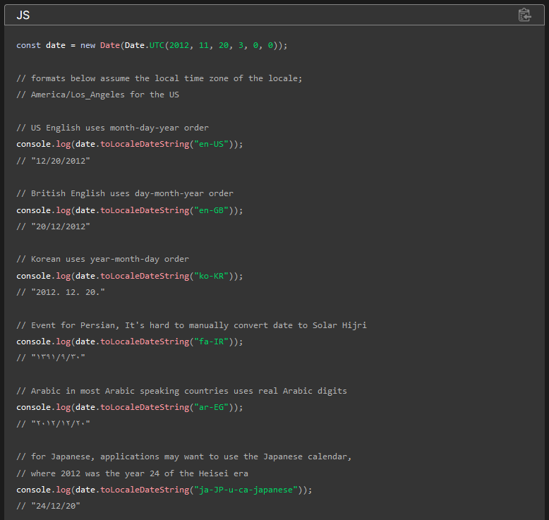 Solved: How does one use .toLocaleDateString in services? - PTC Community