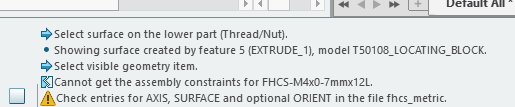 IFX Fasteners uses checked in Windchill version - PTC Community